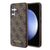 Guess 4G Metal Gold Logo case for Samsung Galaxy S24 - brown - Samsung Cases - Cases - Techbox