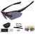 Rockbros 10001 Polarized Cycling Glasses - Black and Red | Techbox