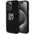 DKNY Liquid Silicone Metal Logo iPhone 15 Pro Case - Black | Techbox