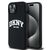 DKNY Liquid Silicone White Printed Logo MagSafe Case for iPhone 14 / 15 / 13 - Black - Uncategorized Cases (2) - Cases - Techbox