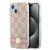DKNY IML Checkered Mono Pattern &amp; Printed Stripes MagSafe case for iPhone 15 / 14 / 13 - pink | Techbox