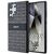 DKNY Leather Mono Stripe &amp; Metal Logo case for Samsung Galaxy S24 Ultra - black - Samsung Cases - Cases - Techbox