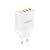 Dudao A5HEU network charger 3x USB-A 1x USB-C PD20W - white | Techbox