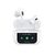 Dudao U19 in-ear TWS wireless Bluetooth 5.3 headphones with LED display - white | Techbox