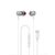 Dudao X1PROT In-Ear Wired USB-C Headphones 1.2m - White | Techbox