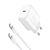 Joyroom JR-TCF24 USB-C PD 30W QC SFC network charger - white + 1m USB-C cable | Techbox