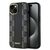 DKNY Leather Checkered Mono Pattern MagSafe Case for iPhone 15 Plus / 14 Plus - Black | Techbox