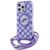 Karl Lagerfeld IML Crossbody Monogram Karl &amp; Choupette Head MagSafe Case for iPhone 15 Pro Max - Purple | Techbox