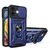 Hybrid Armor Camshield iPhone 16 Case with Camera Cover and Stand - Blue | Techbox