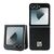 DKNY Leather Metal Stack Logo Case for Samsung Galaxy Z Flip 6 - Black | Techbox