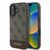 Guess 4G Bottom Stripe iPhone 16 Case - Brown | Techbox
