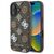 Guess 4G Printed Stripes MagSafe iPhone 16 Case - Brown | Techbox