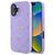 Guess Saffiano Peony Classic Logo MagSafe iPhone 16 Case - Purple | Techbox