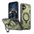 Hybrid Armor Trendy Case with MagSafe for iPhone 16 - Green | Techbox