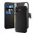 Puro Wallet Detachable MagSafe 2in1 PU Leather Case with Flap and Wallet for iPhone 16 - Black - Apple Cases - Cases - Techbox