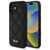 Guess Quilted Metal Logo iPhone 16 Plus Case - Black | Techbox