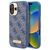 Guess 4G Logo Plate MagSafe Case for iPhone 16 Plus - Blue | Techbox