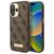 Guess 4G Logo Plate MagSafe iPhone 16 Plus Case - Brown - Apple Cases - Cases - Techbox