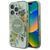 Guess IML Flower &amp; Tonal Circle MagSafe case for iPhone 16 Pro - green | Techbox