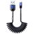 Joyroom S-A43 Crystal-Clear Series 3A USB-A - Lightning spiral cable 1.5m - black - Cables & Adapters - Cables & Accessories - Techbox