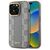 DKNY Leather Checkered Mono Pattern MagSafe iPhone 14 Pro Case - Beige | Techbox