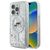 Karl Lagerfeld Liquid Glitter Karl &amp; Choupette Head Magsafe Case for iPhone 16 Pro Max - Clear - Apple Cases - Cases - Techbox