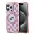 Karl Lagerfeld IML Monogram Karl &amp; Choupette Head MagSafe Case for iPhone 15 Pro Max - Pink - Uncategorized Cases (2) - Cases - Techbox