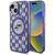 Karl Lagerfeld IML Monogram Karl &amp; Choupette Head MagSafe iPhone 15 Case - Purple | Techbox