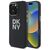 DKNY Liquid Silicone Metal Logo iPhone 16 Pro Max Case - Black | Techbox