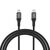 Dudao L3CL USB-C - Lightning 30W 2m Braided Cable - Black - Cables & Adapters - Cables & Accessories - Techbox