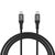 Dudao L3CL USB-C - Lightning 30W Braided Cable 1.2m - Black | Techbox