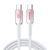 Joyroom S-A42 Crystal-Clear Series 60W USB-C - USB-C cable 1.2m - white - Cables & Adapters - Cables & Accessories - Techbox