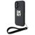 DKNY Wrist Strap Stock Logo iPhone 16 Case - Black | Techbox