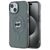 Karl Lagerfeld KLHMP15SHLSCHK iPhone 15 6.1" black/black hardcase IML Metal Choupette Head MagSafe
