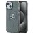 Karl Lagerfeld KLHMP15SHLSKCK iPhone 15 6.1" black/black hardcase IML Metal Karl&amp;Choupette Head MagSafe