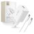 Tech-Protect NC45W-GAN 2-PORT PD45W Charger + TYPE-C CABLE - white - Cables & Adapters - Cables & Accessories - Techbox