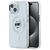 Karl Lagerfeld IML Metal Choupette Head MagSafe iPhone 15 Case - White - Uncategorized Cases (2) - Cases - Techbox