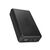 Fast charge power bank: 20,000 mAh, 2 USBs Black | Techbox