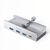 Orico MH4PC Hub Clamp-Mounted USB-C / 3x USB-A 3.0 + 1x USB-C 3.0 - Silver - USB Hubs & Card Readers - Peripherals - Techbox