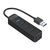 Orico TWU32-4A USB-A 3.0 hub / 4x USB-A 3.0 + 3x USB-A 2.0 + USB-C 5V/3A - black | Techbox