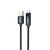 Dudao L7T USB-A - USB-C 66W Cable with LED Display 1m - Black - Cables & Adapters - Cables & Accessories - Techbox