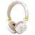 Guess Bluetooth ENC GUBH70E4PTMH on-ear headphones white 4G Triangle Round Shape