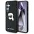 Karl Lagerfeld Leather Monogram Pin Logo Karl Head Samsung Galaxy S25 Case Black | Techbox