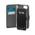 Puro Eco-Leather Case for iPhone 16E W/horiz.flip+2 Card Slot+Banknote Pocket+Cover Black | Techbox