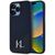 Karl Lagerfeld Silicone Shadow Metal Initial MagSafe Case for iPhone 15 Pro Max Black - Uncategorized Cases (2) - Cases - Techbox