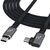 Wozinsky WPS2-UY41S USB-C Thunderbolt 4 240W Angled Cable 2m - Black - Cables & Adapters - Cables & Accessories - Techbox