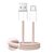 Puro Fabrik 10W Braided Cable USB-A - USB-C 1.5m - Beige - Cables & Adapters - Cables & Accessories - Techbox