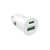 Puro Pro Lite Car Charger 1x USB-A + 1x USB-C Power Delivery 20W - White | Techbox