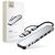 Tech-Protect HB06 HUB Adapter 8in1 TYPE-C + USB2.0 + USB3.0 + SD/TF + AV3.5 - gray - USB Hubs & Card Readers - Peripherals - Techbox