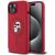 Karl Lagerfeld Silicone Karl&amp;Choupette Heads Ring MagSafe iPhone 15 Case - Red - Uncategorized Cases (2) - Cases - Techbox